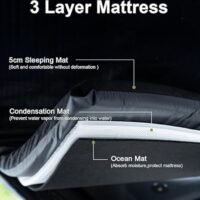 Tent sleeping mattress (full set: 3 layers)